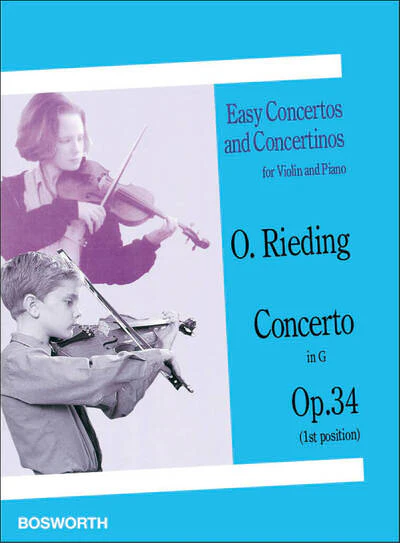 OSKAR RIEDING: VIOLIN CONCERTO IN G OP.34 (VIOLIN/PIANO) - Image 4
