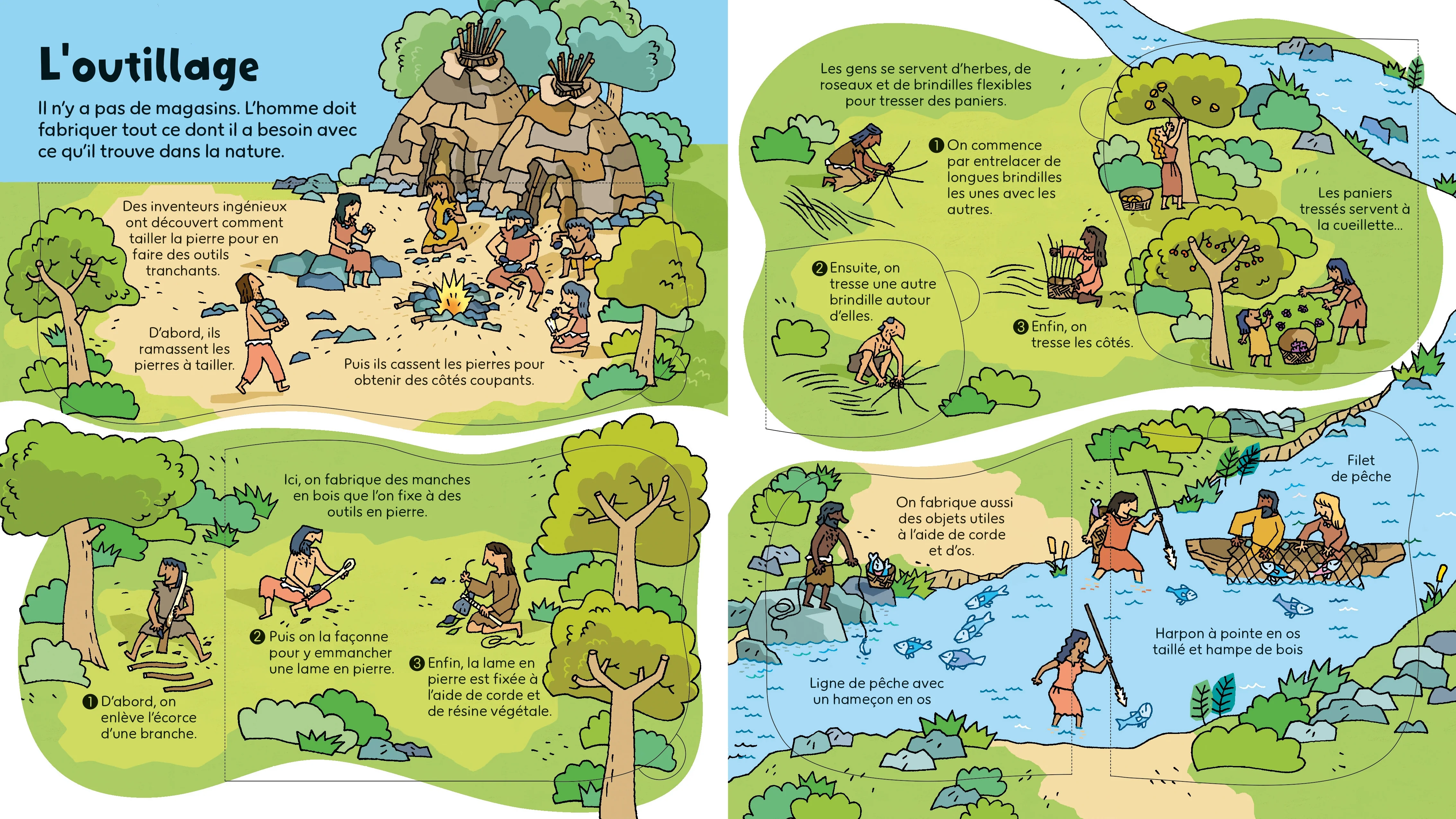 L'âge de pierre - P'tits curieux Usborne - dès 5 ans - Image 2
