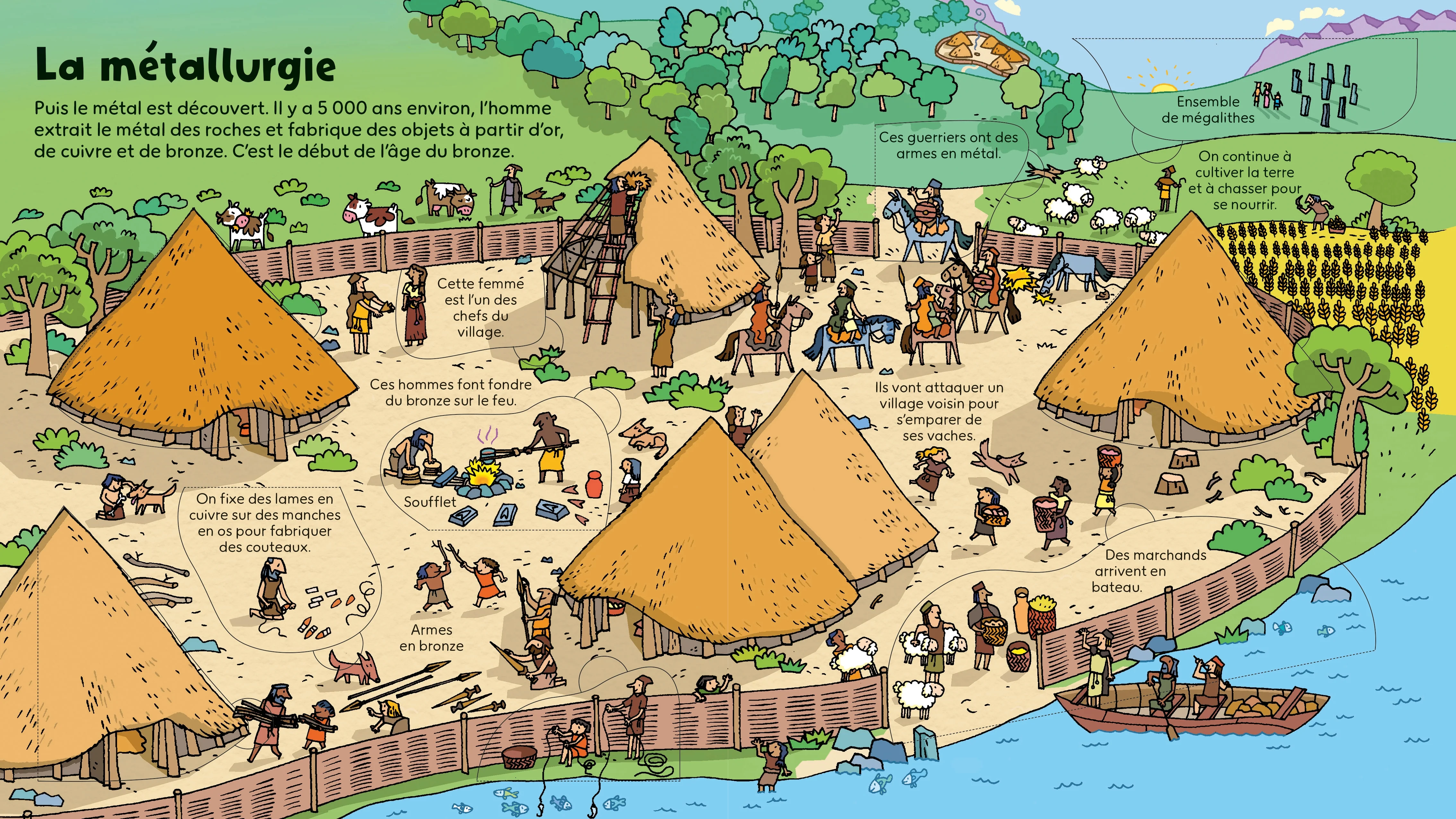 L'âge de pierre - P'tits curieux Usborne - dès 5 ans - Image 4