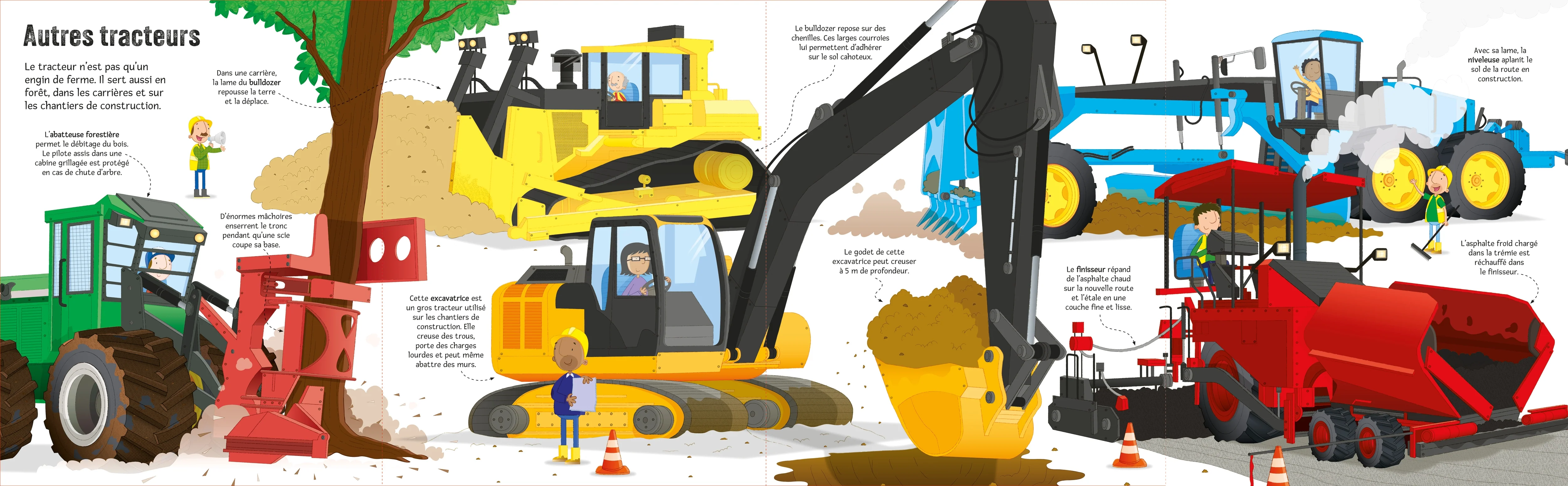 Mon grand livre des tracteurs - dès 4 ans - Image 3