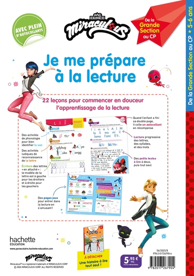 Miraculous - Je me prépare à la lecture 2026 - De la Grande Section au CP - Dès 5 ans - Image 2