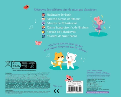 Mes premiers airs classiques pour danser - livre sonore avec boitier - Image 2