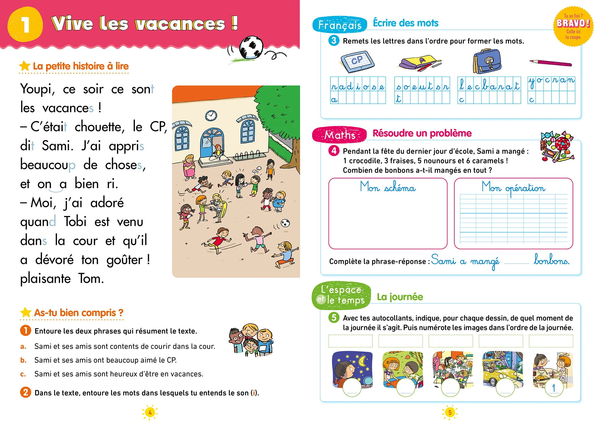 Sami et Julie - Du CP au CE1 - Cahier de vacances 2026 - Image 7