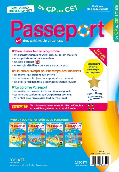 Passeport - Du CP au CE1 6/7 ans - Cahier de vacances 2026 - Image 2