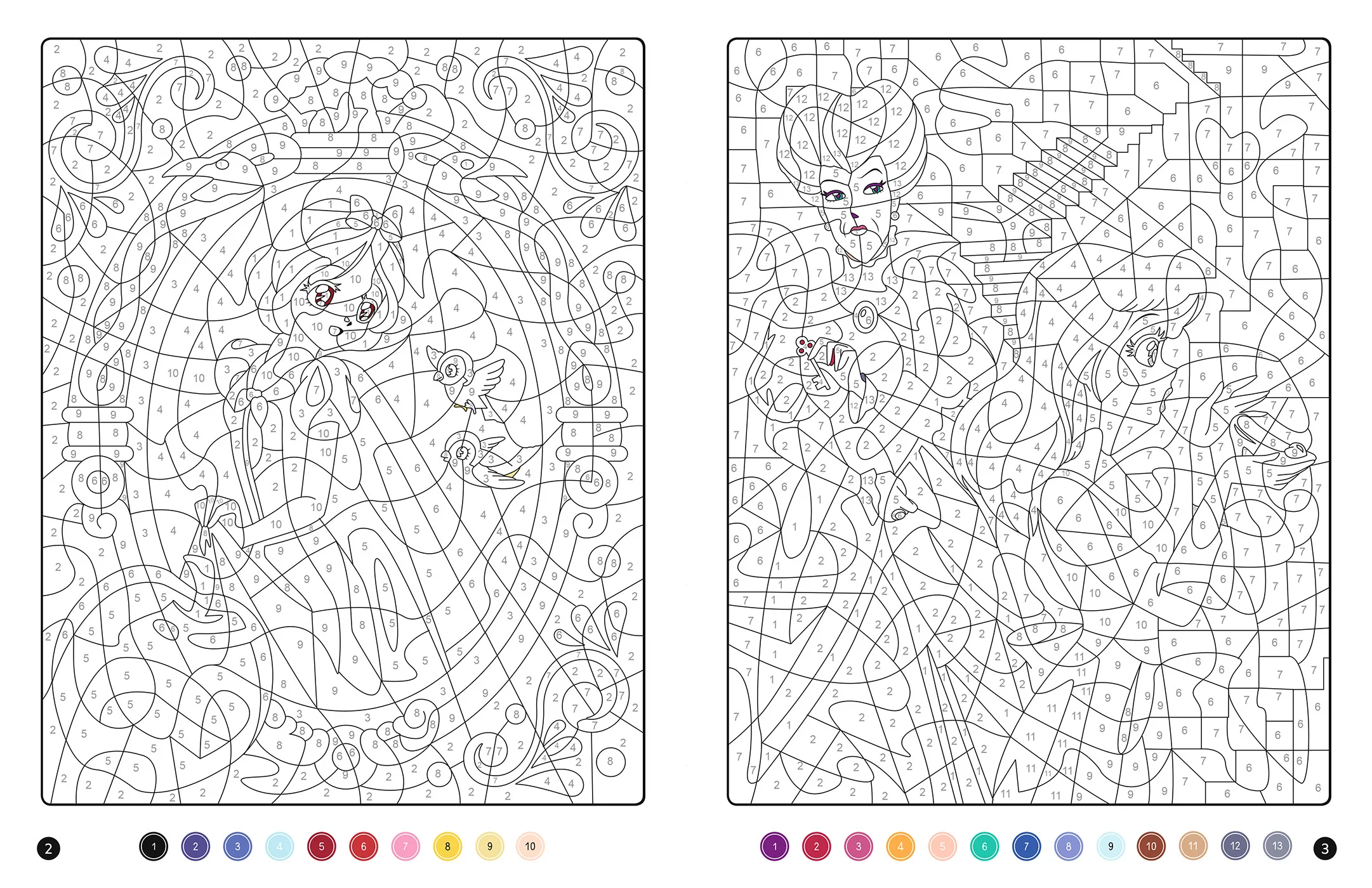 DISNEY PRINCESSES - Mes Coloriages Magiques - Mystères - Princesses Mangas - Image 3