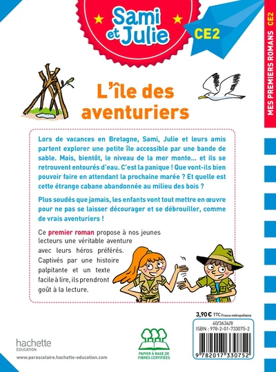 Sami et Julie Roman CE2 - L'île des aventuriers - Image 2