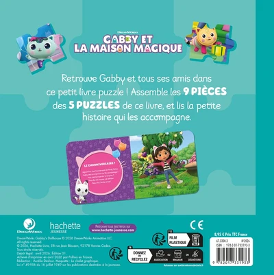 Gabby et la maison magique - Mon petit livre puzzle - Image 2