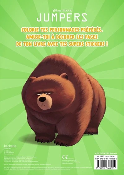 JUMPERS - Mes Coloriages avec stickers - Disney Pixar - Image 2