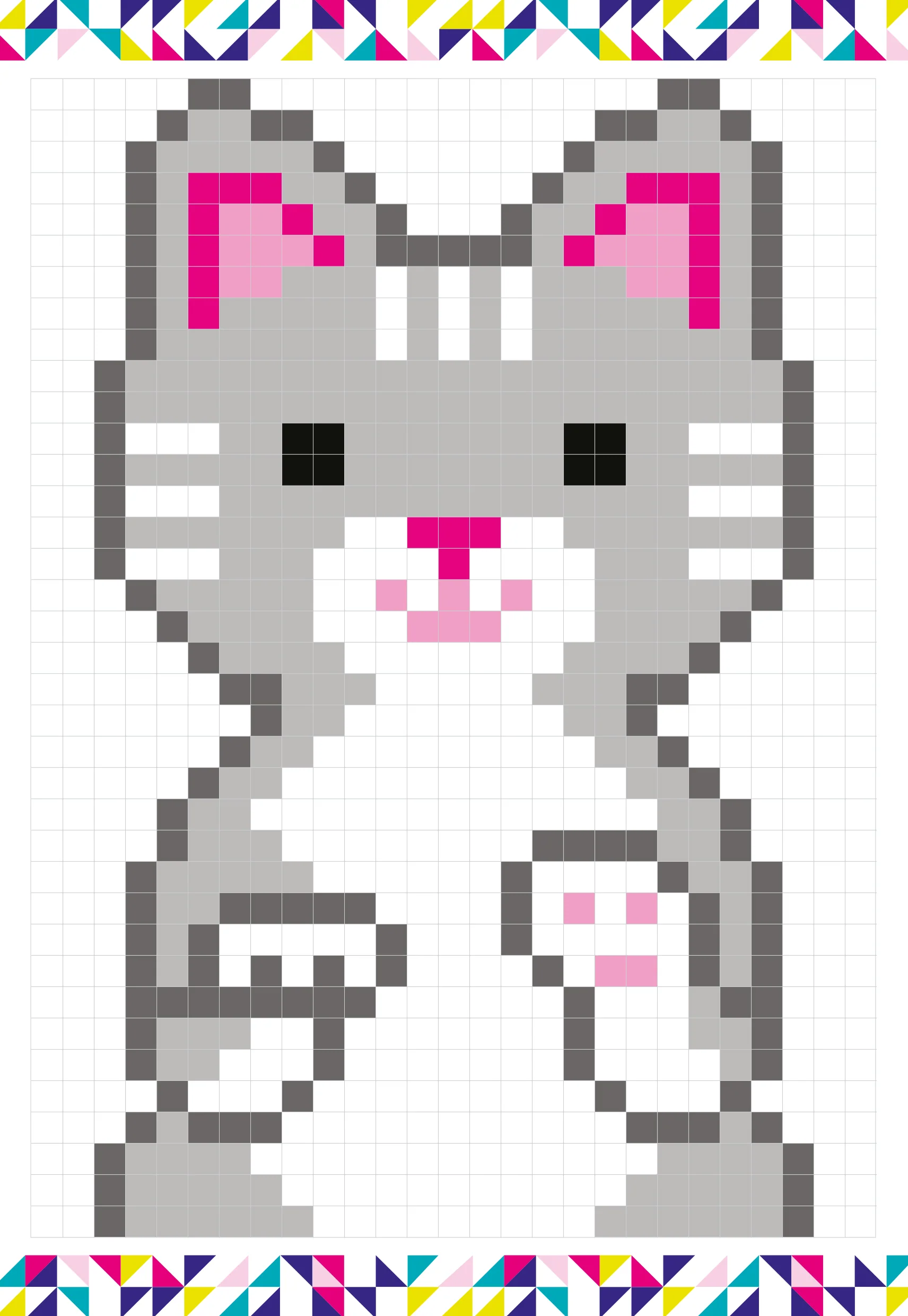 Coloriages pixels kawaii - Image 5