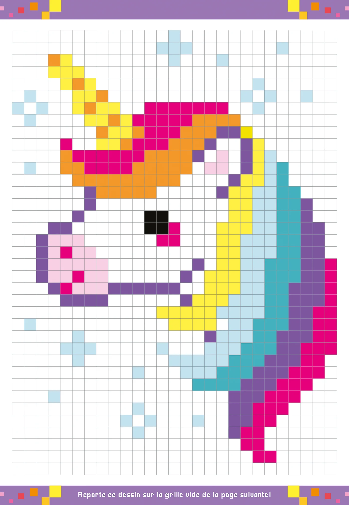 Coloriages pixels kawaii - Image 6