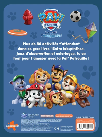 La Pat' Patrouille - Mon gros livre de jeux - Image 2