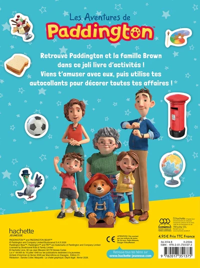Paddington - Mon livre d'autocollants - Image 2