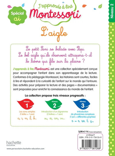 J'apprends à lire Montessori - Niveau 2 - L'aigle - Image 6