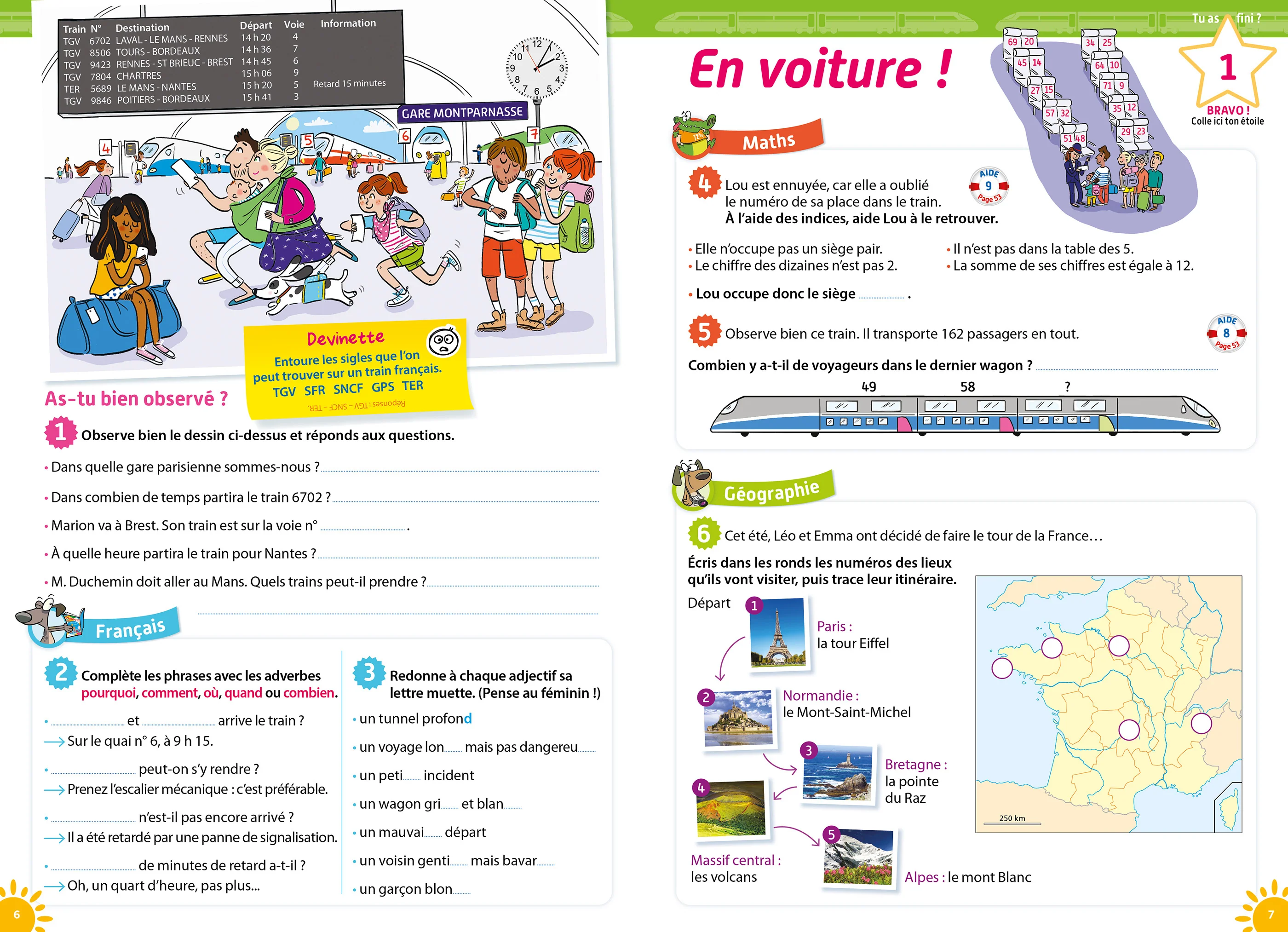 Passeport - Du CE2 au CM1 8/9 ans Cahier de vacances 2026 - Image 3