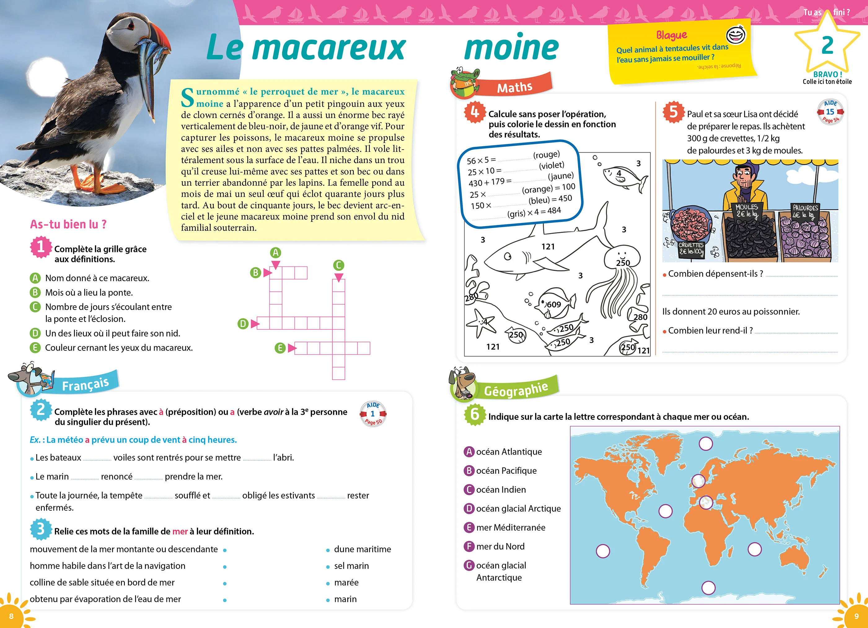 Passeport Du CM1 au CM2 9/10 ans Cahier de vacances 2026 - Image 4