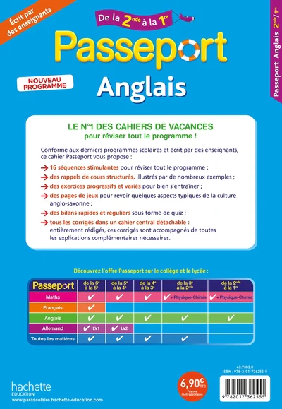 Passeport anglais - De la 2nde à la 1re - Cahier de vacances 2026 - Image 2