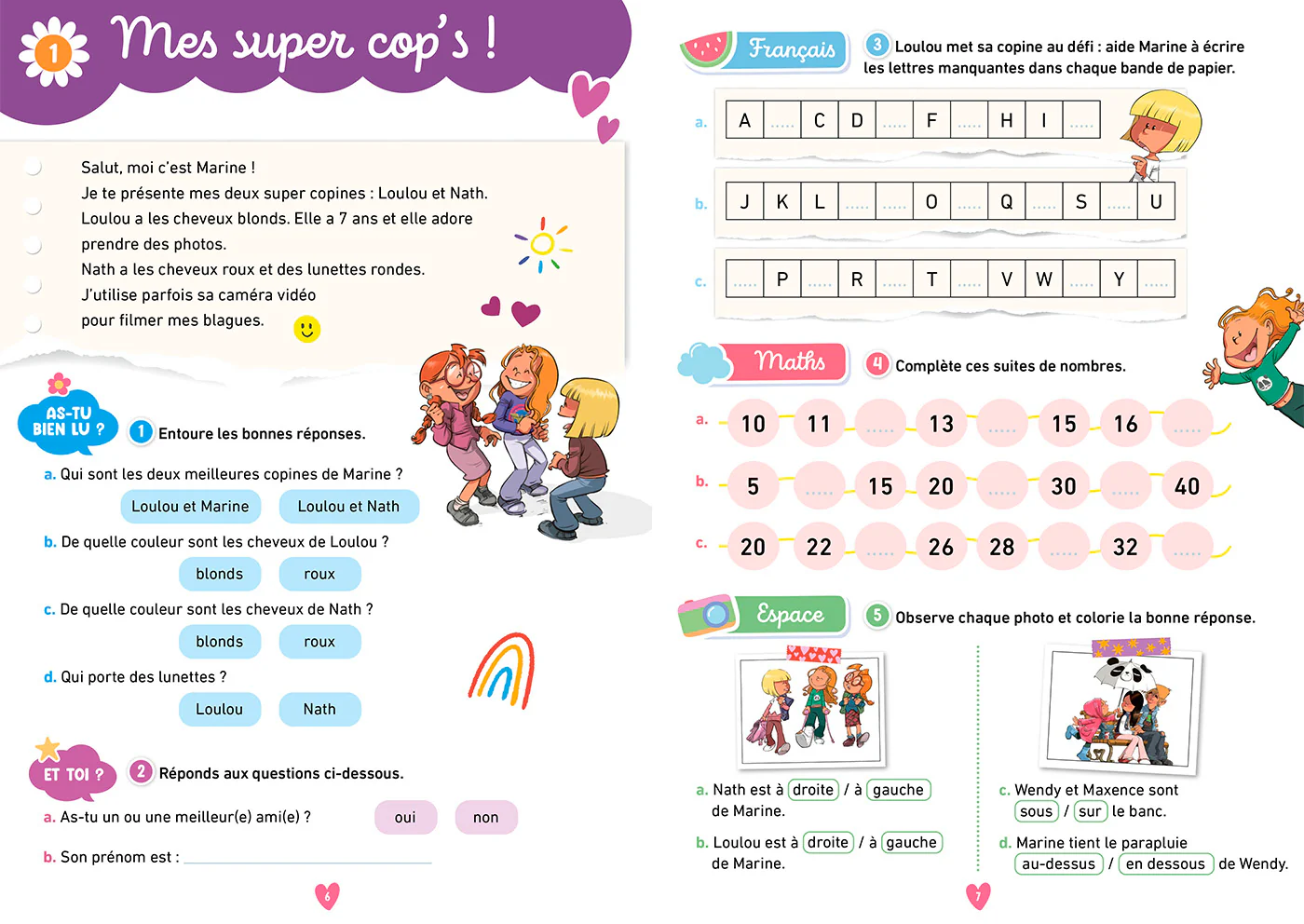 Les Sisters - Mon cahier de vacances 2026 - CP / CE1 - Image 3