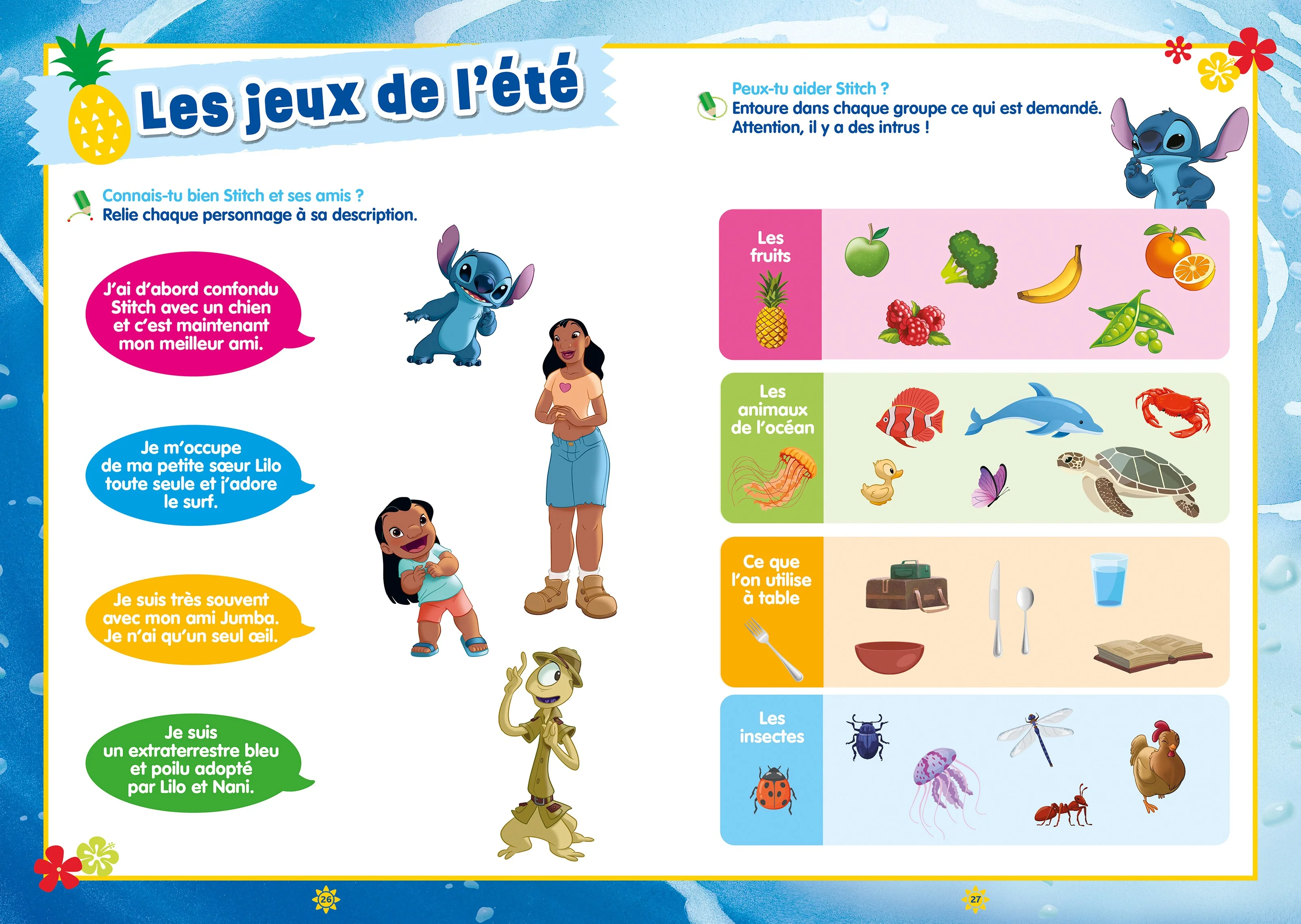 Disney - Stitch - Cahier de vacances 2026 - De la Petite Section à la Moyenne Section - Image 4