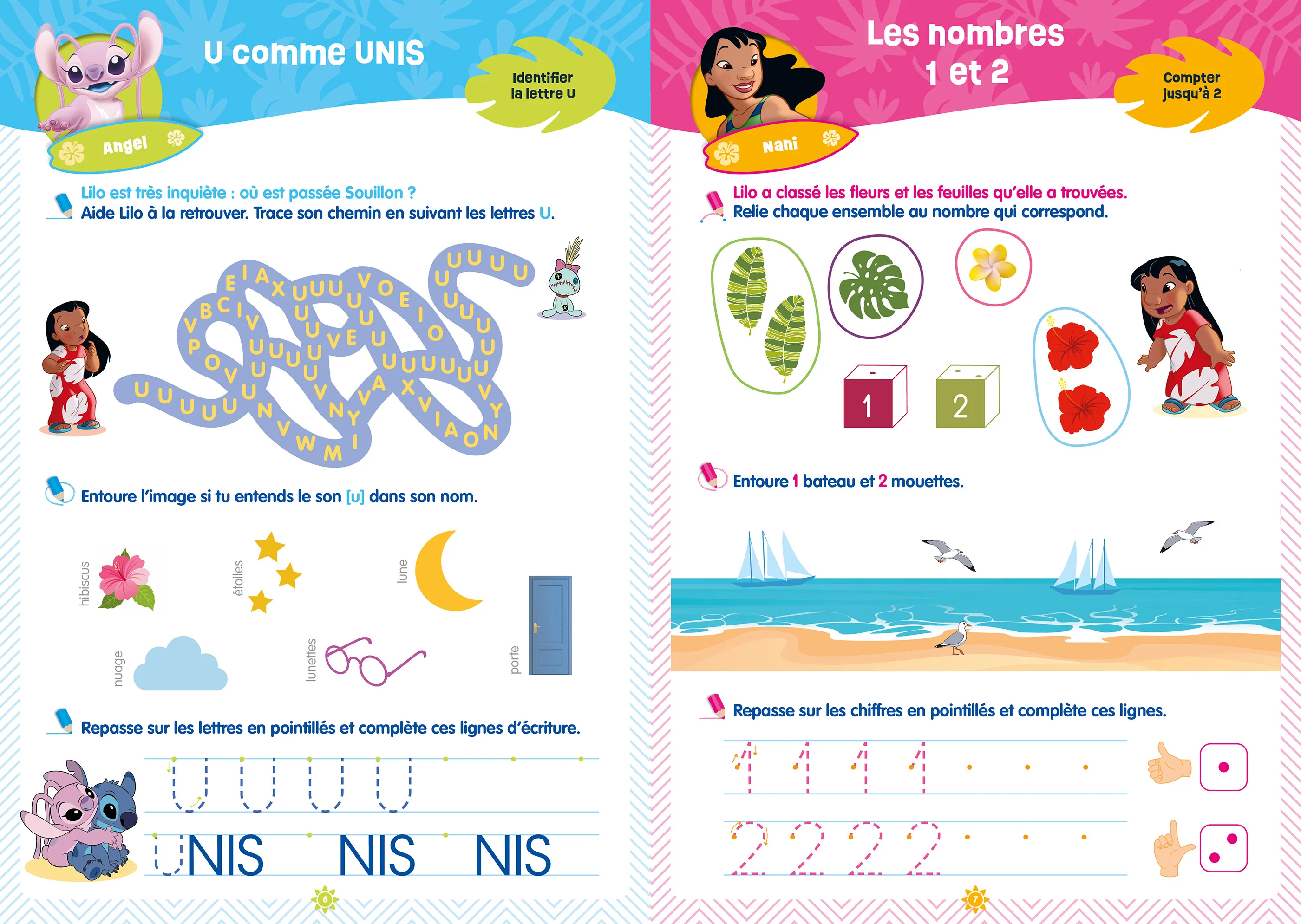 Disney - Stitch - Cahier de vacances 2026 - De la Moyenne Section à la Grande Section - Image 3