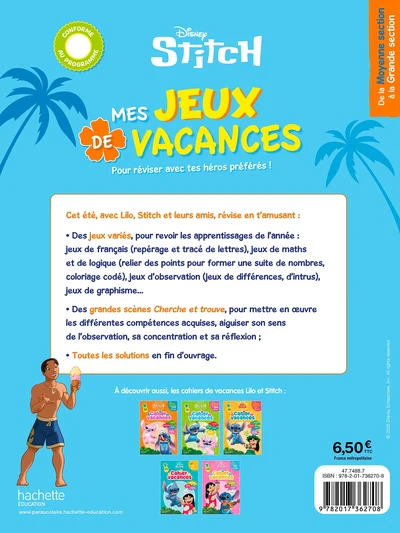 Disney - Stitch - Mes jeux de vacances 2026 - De la Moyenne Section à la Grande Section - Image 2