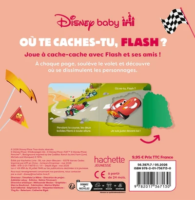 DISNEY BABY - Où te caches-tu, Flash ? - CARS - Disney Pixar - Image 2