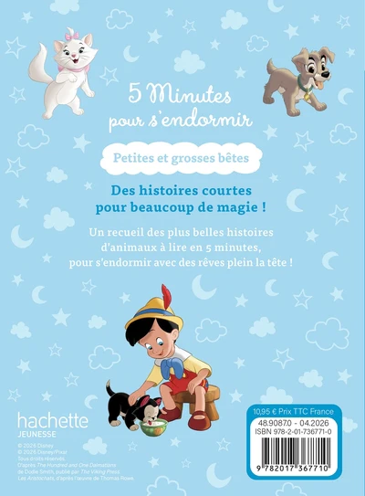 DISNEY - 5 Minutes pour s'endormir - Petites et grosses bêtes - Animaux, vol. 2 - Image 2