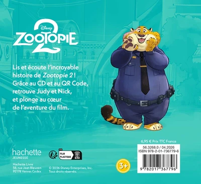 ZOOTOPIE 2 - Mon Histoire à écouter [CD + QR Code] - L'histoire du film - Disney - Image 2