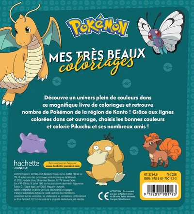 Pokémon - Mes très beaux coloriages - Image 2