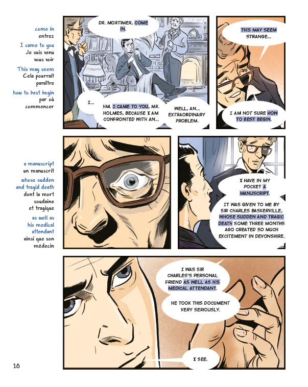 L'anglais en BD spécial Collège - The Hound of the Baskervilles - Image 3