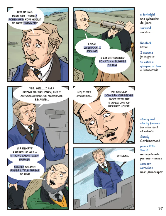 L'anglais en BD spécial Collège - The Hound of the Baskervilles - Image 5