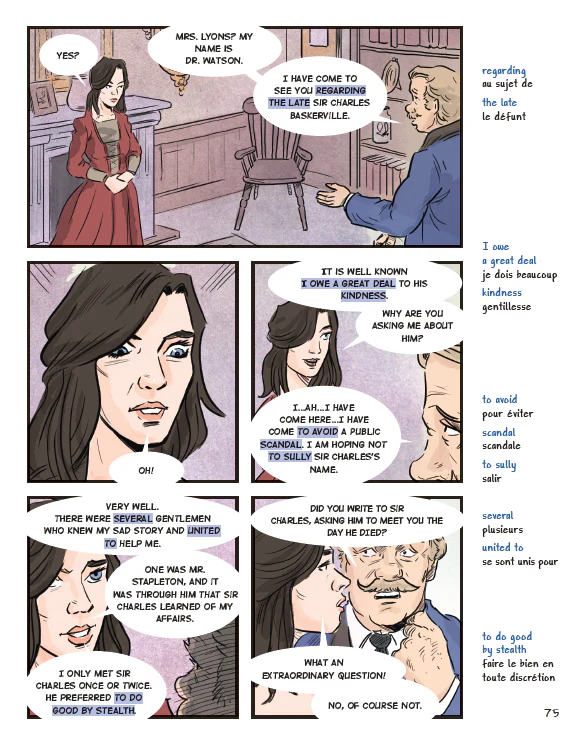 L'anglais en BD spécial Collège - The Hound of the Baskervilles - Image 6