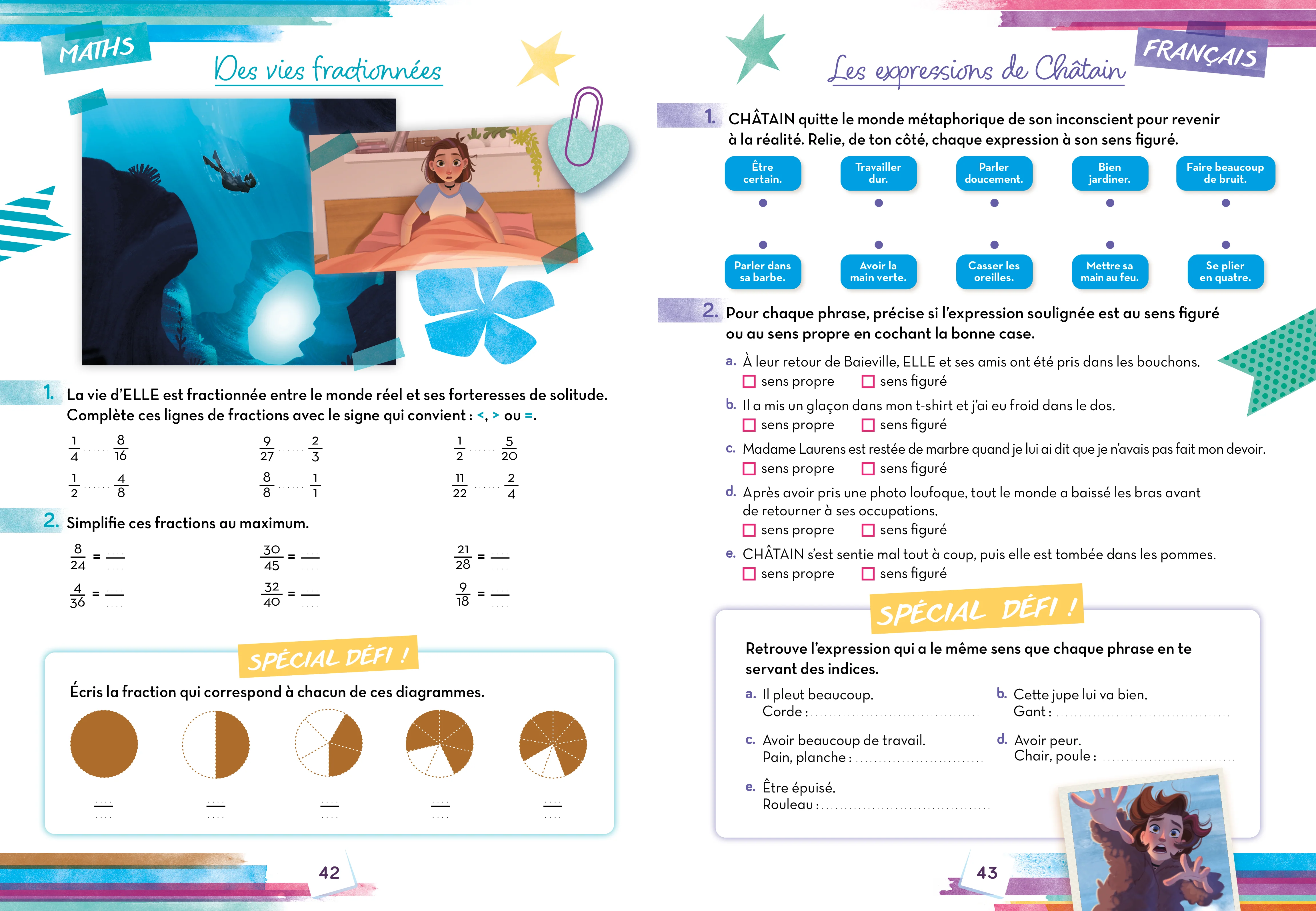 Mon cahier de Vacances ELLES - Du CM2 à la 6e - Image 7