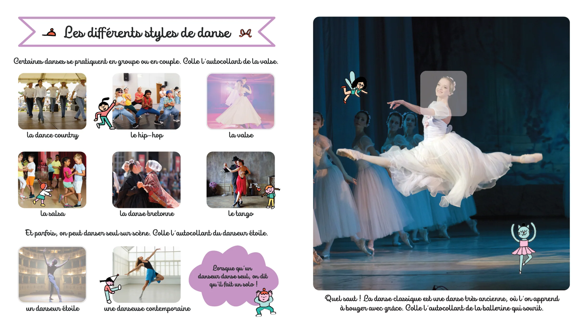 Mon imagier autocollants - La danse - Image 2