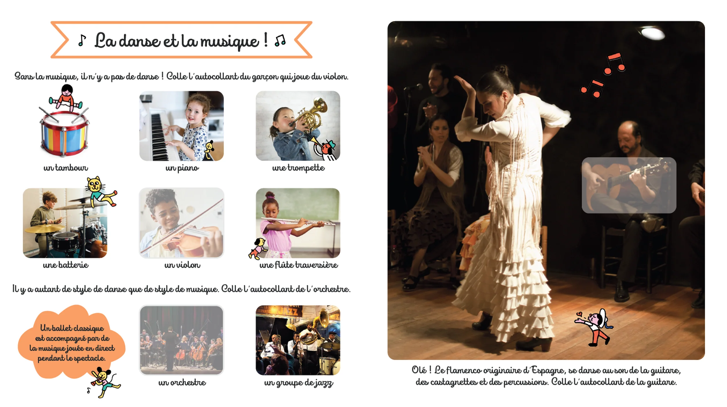 Mon imagier autocollants - La danse - Image 3