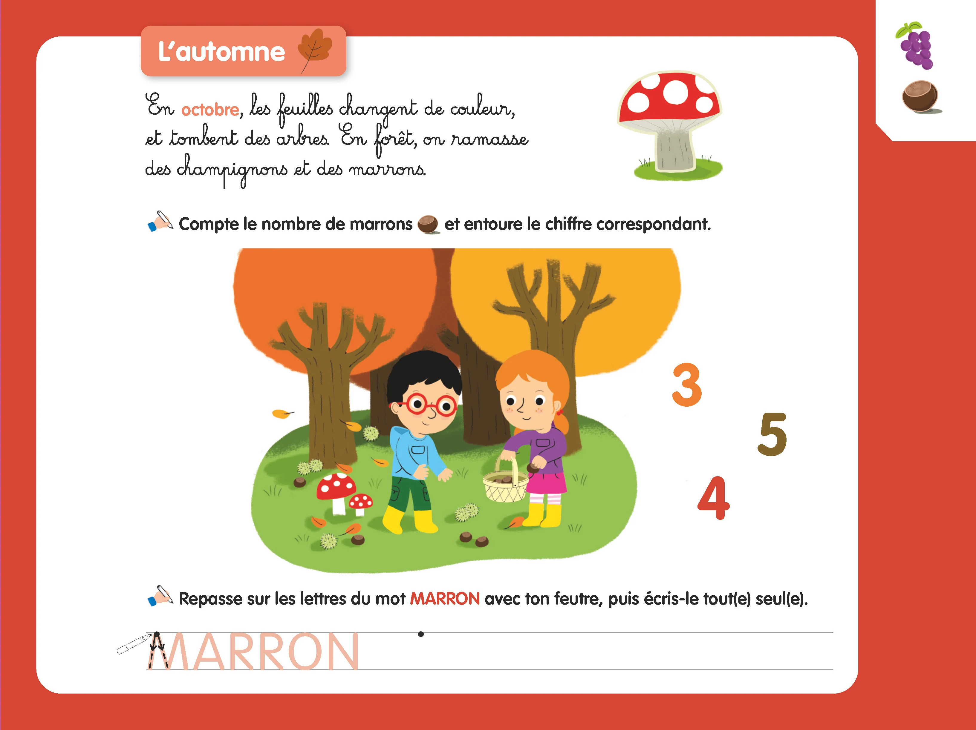 Les livres-ardoises - Je découvre les mois et les saisons - Image 3