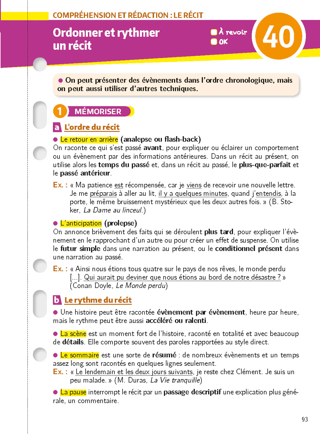 Mon Année Brevet Les fiches Français 3e - Image 9