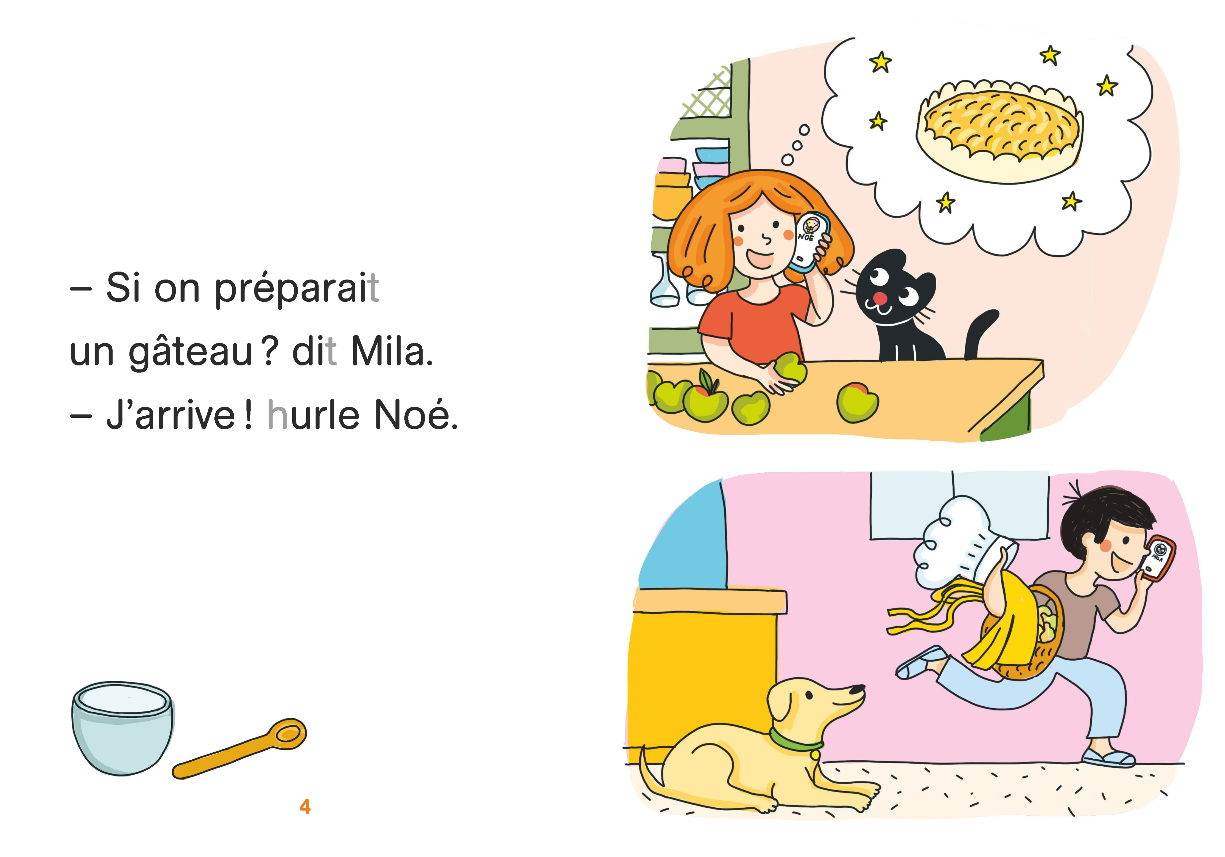 Regarde je lis ! Une histoire à lire tout seul - Mila et Noé pâtissiers Niv 2 - Image 4
