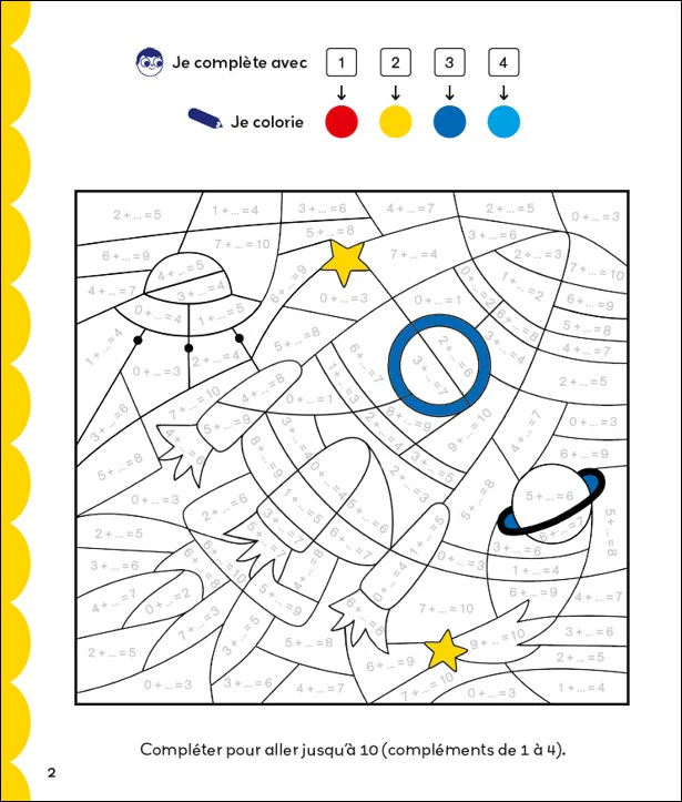Calcul mental CP - Coloriages malins - Mathématiques 6-7 ans - Image 2