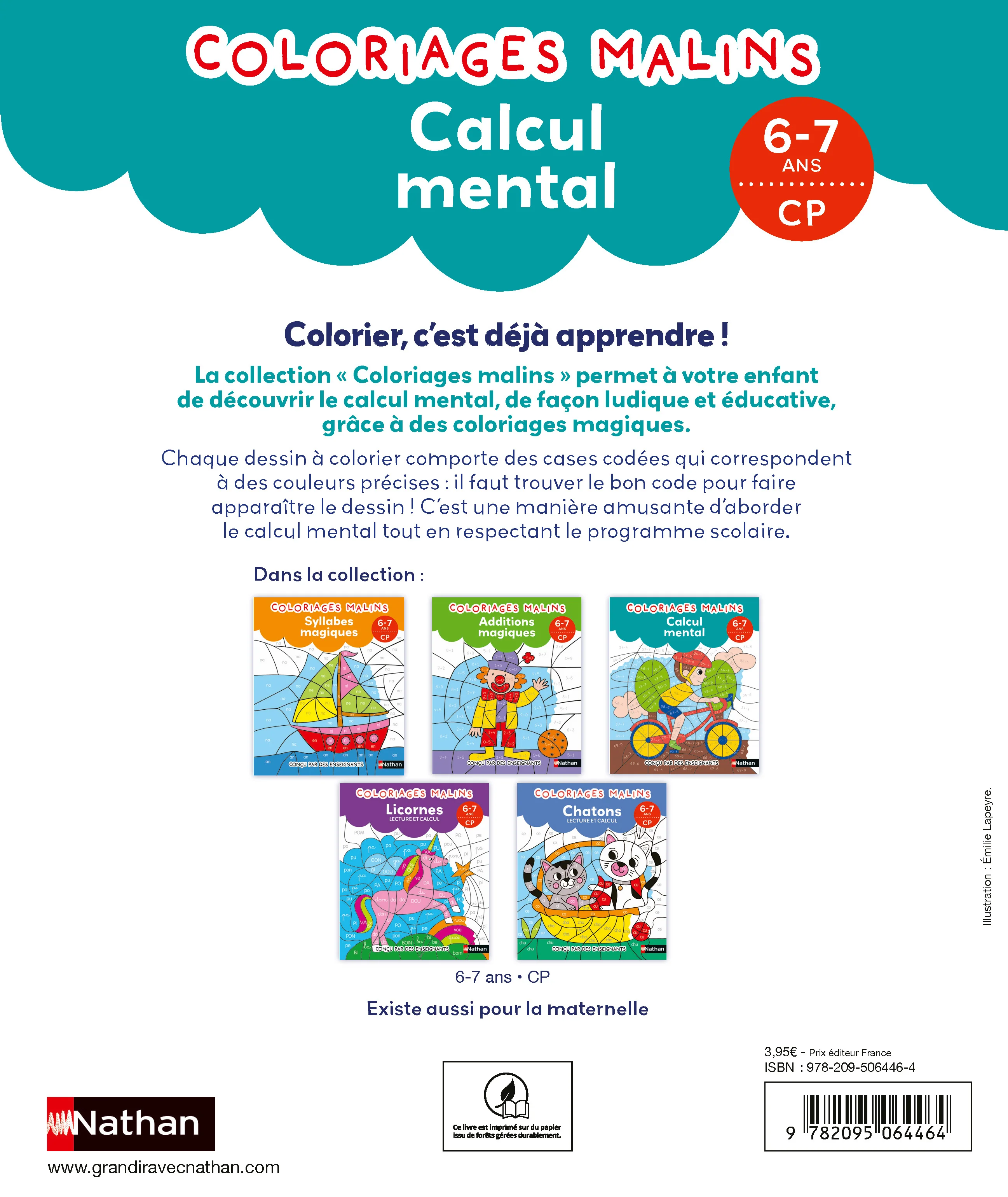Calcul mental CP - Coloriages malins - Mathématiques 6-7 ans - Image 4