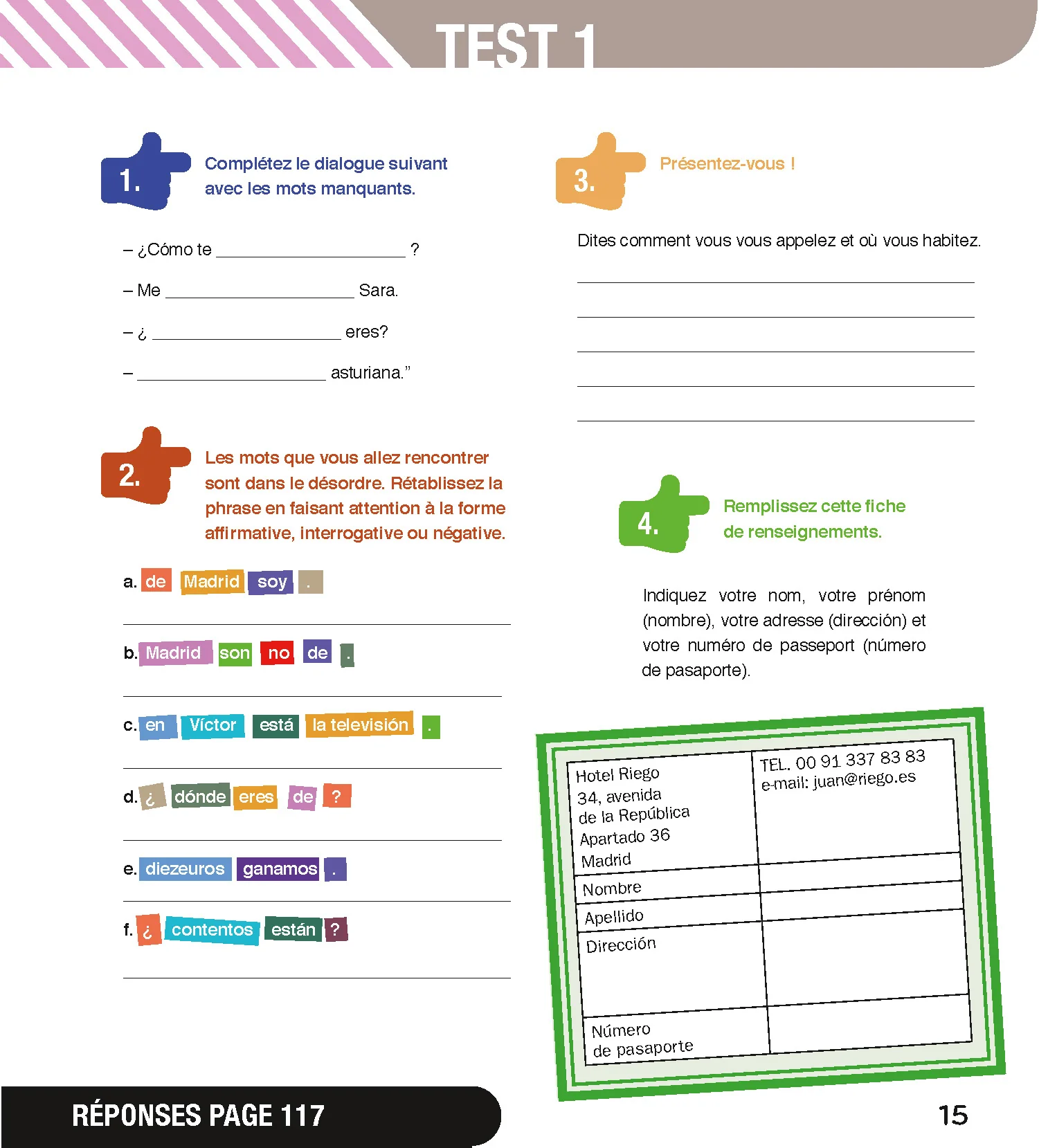 Espagnol - Cahier d'activités - Initiation (Voie express) - Image 7