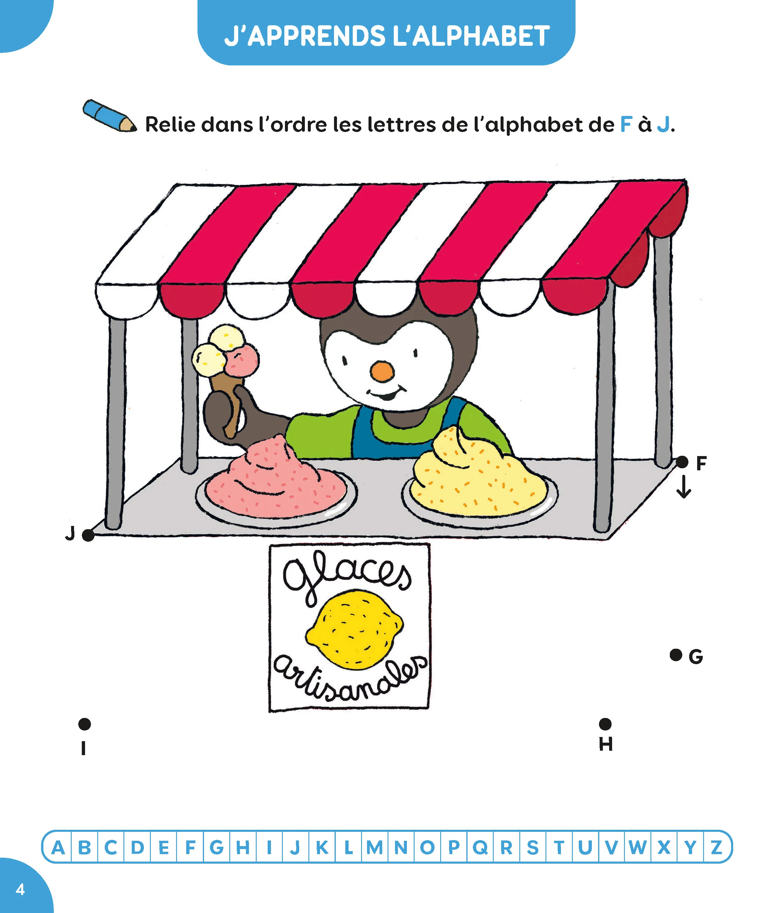 T'choupi Mes points à relier - Lettres et nombres 3-4 ans PS - Image 3