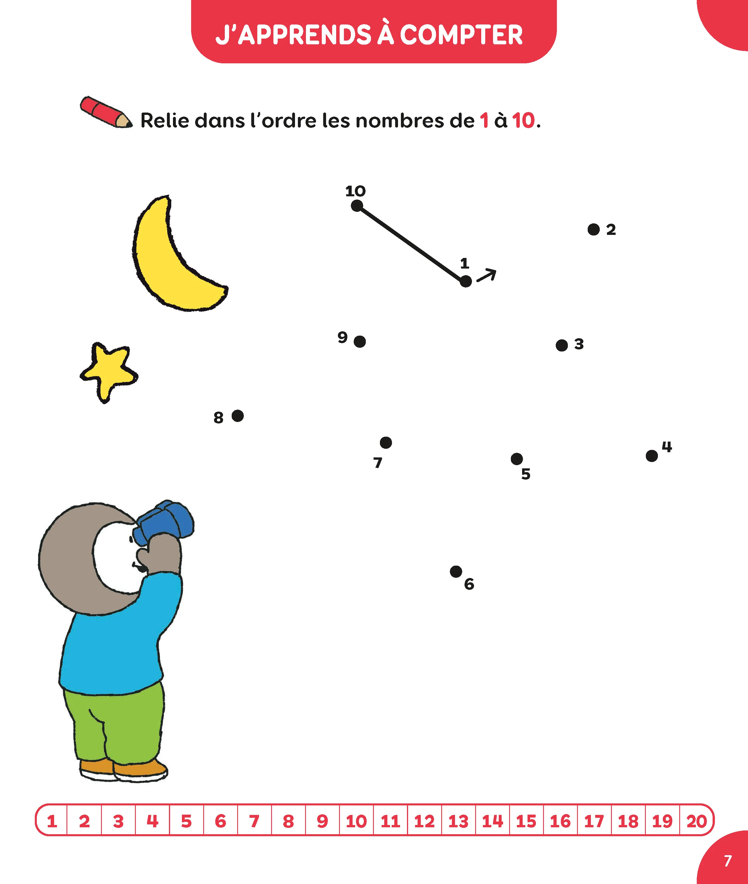 T'choupi Mes points à relier - Lettres et nombres 3-4 ans PS - Image 4