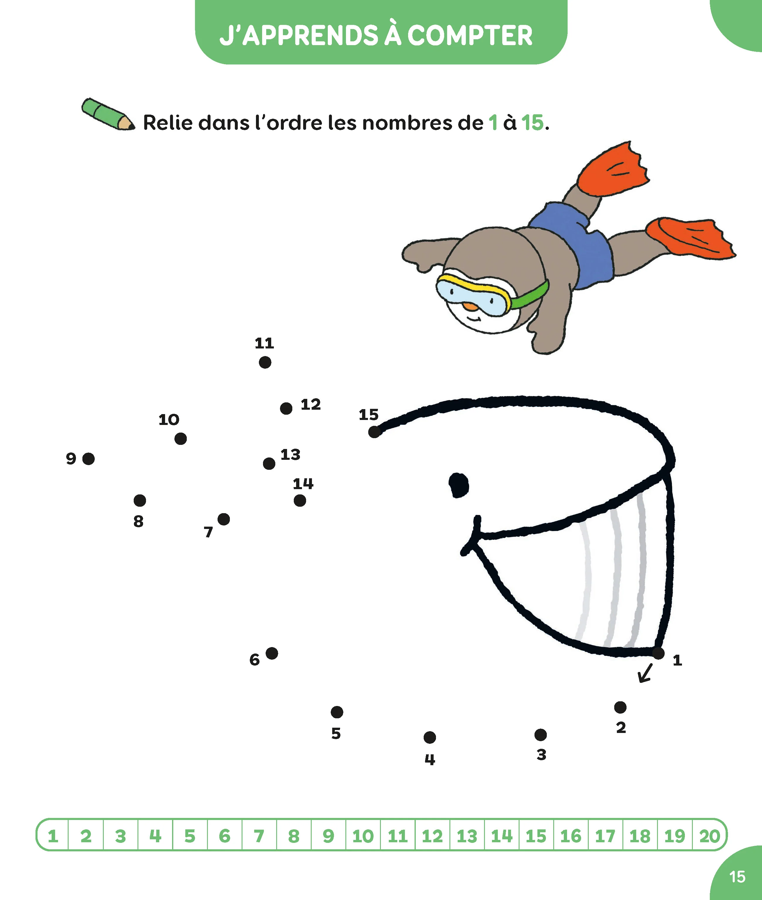 T'choupi Mes points à relier - Lettres et nombres 3-4 ans PS - Image 5