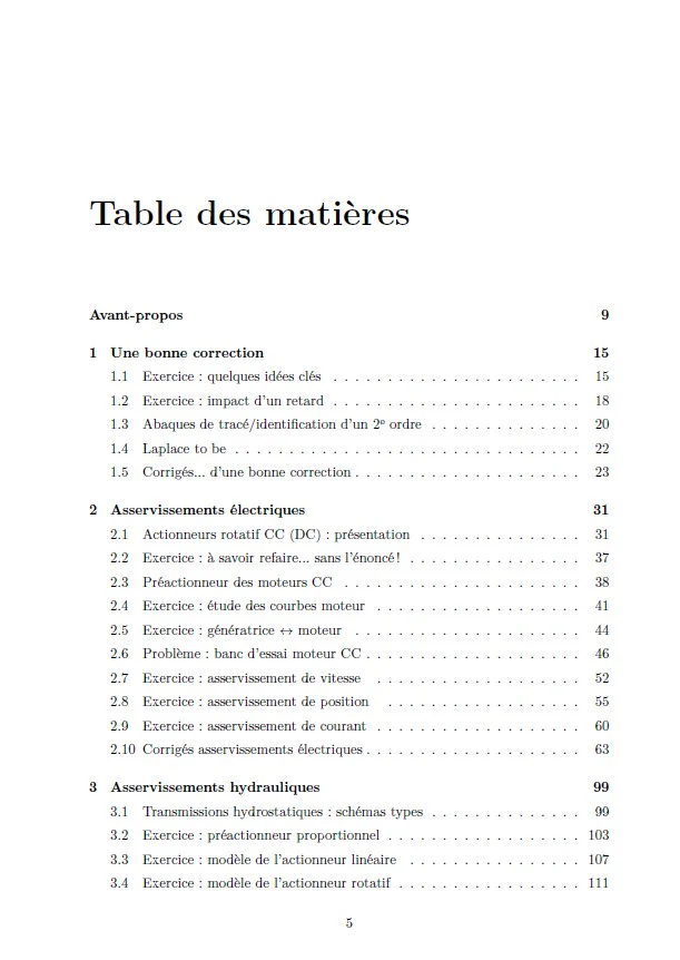 Sciences industrielles de l'ingénieur, mécanique et asservissements, exercices et problèmes: MPSI-PCSI-PTSI-MP-PSI-PT - exercices et problèmes - Image 3