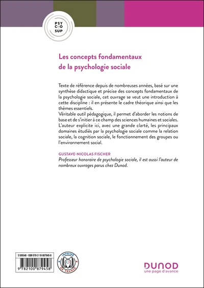 Les concepts fondamentaux de la psychologie sociale - 6e éd - Image 2