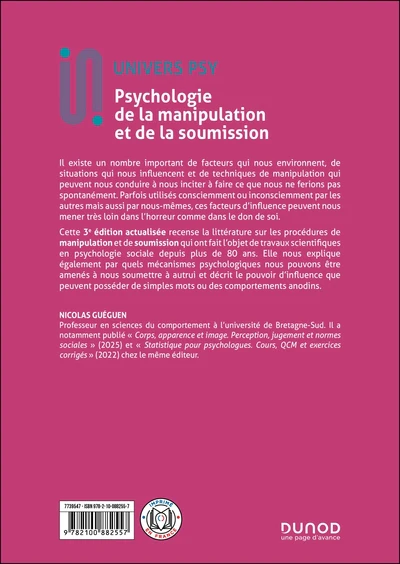Psychologie de la manipulation et de la soumission - 3e éd - Image 2