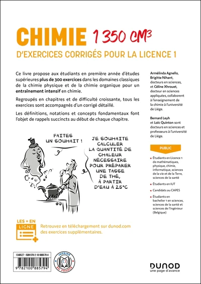 Chimie - 1350 cm3 d'exercices corrigés pour la Licence 1 - 2e éd. - Image 12