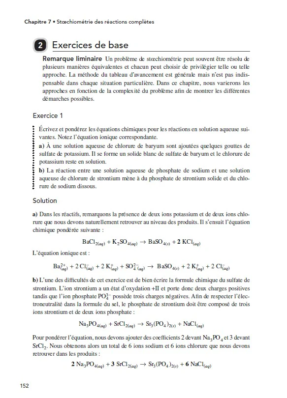 Chimie - 1350 cm3 d'exercices corrigés pour la Licence 1 - 2e éd. - Image 7