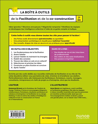 La boîte à outils de la Facilitation et de la co-construction: 65 outils clés en main + 3 vidéos d'approfondissement + 3 supports à imprimer - Image 2