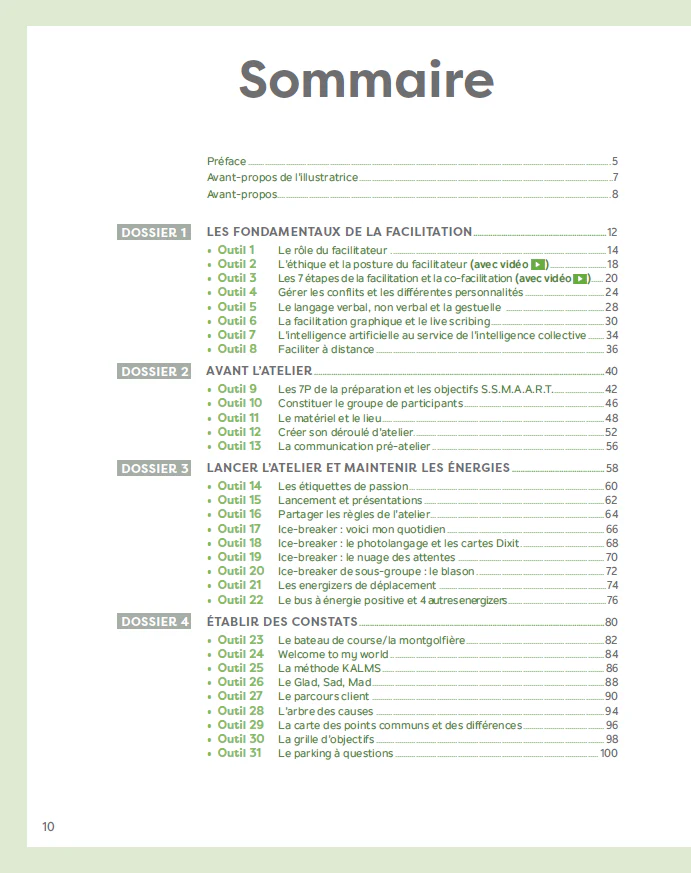 La boîte à outils de la Facilitation et de la co-construction: 65 outils clés en main + 3 vidéos d'approfondissement + 3 supports à imprimer - Image 3
